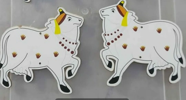 Pichwai Cow MDF - 5"