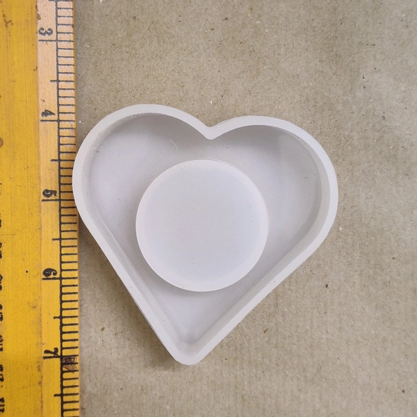 Heart T-light Candle Mold - 8.5*8 cm