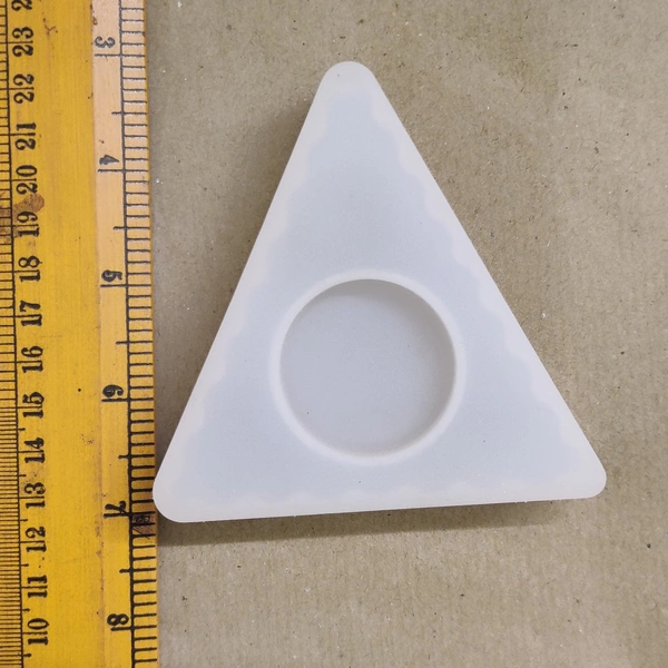 Triangle T-light Candle Mold - 9.5*9.5 cm