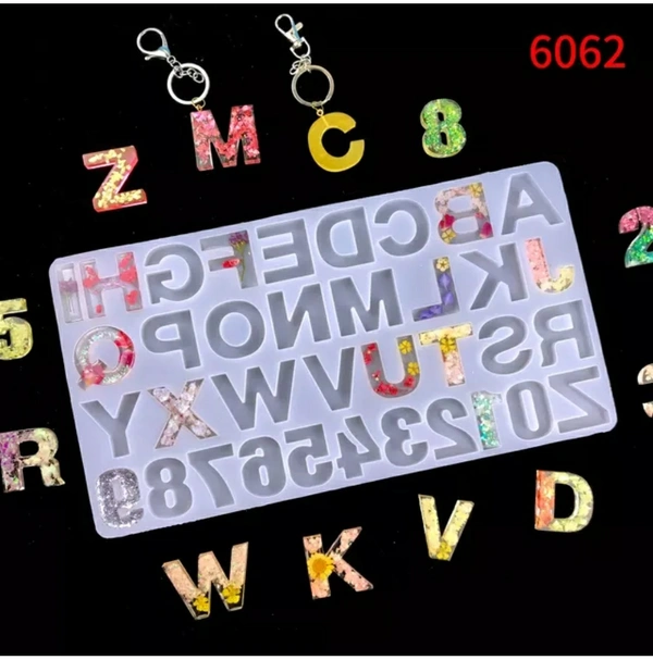 Alphabet Mold Without Holes ( Reverse) - 35.8*19.4 cm