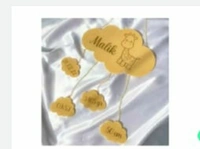 Set Of Five Cloud Molds - Big 10" Small 4" Depth 20mm