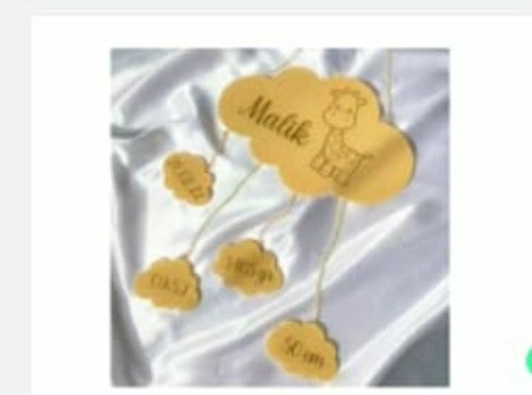 Set Of Five Cloud Molds - Big 10" Small 4" Depth 20mm