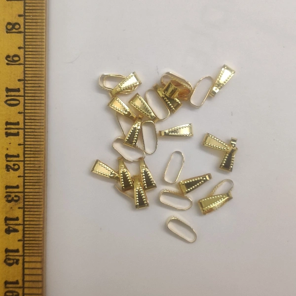 Pendant Hooks - Pinch Bail - Gold
