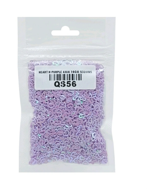Purple Heart Sequins