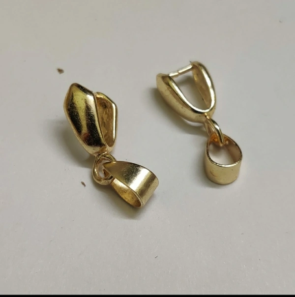 Pendant Hooks - Pinch Bail 2 - Gold