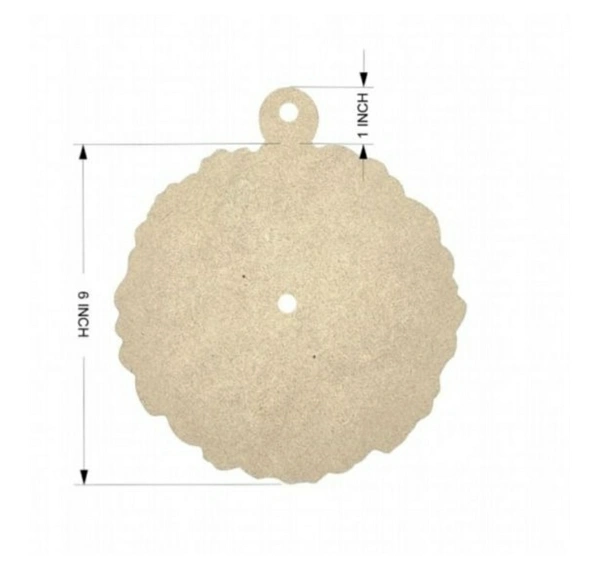 Clock MDF Hanger - Agate - 6 in