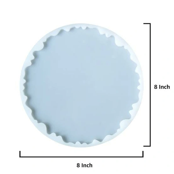 8" Agate Tray - 8In