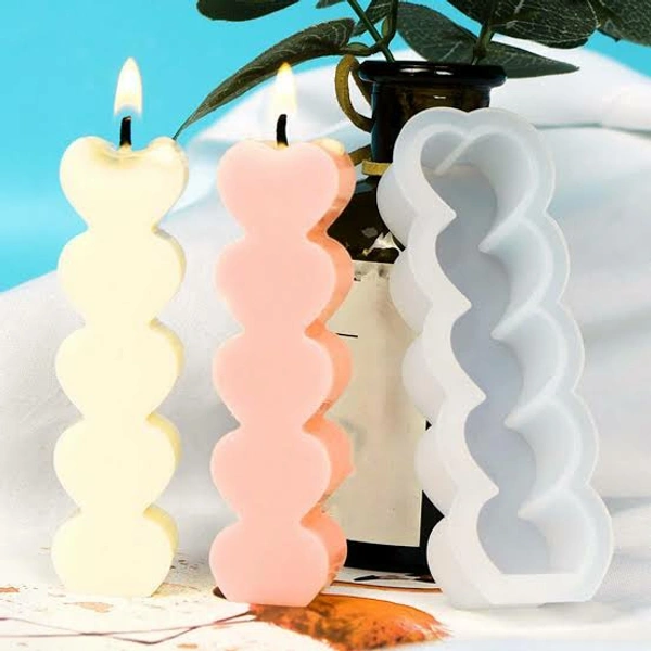 Heart Candle Mold - 9.5*3.2cm