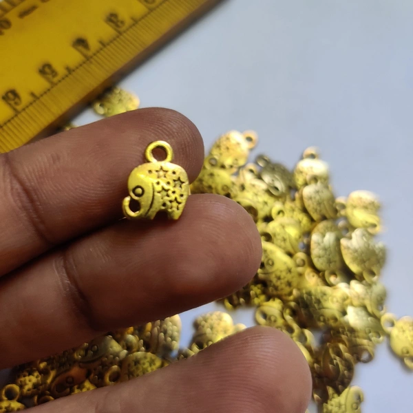 Elephant Gold Charm