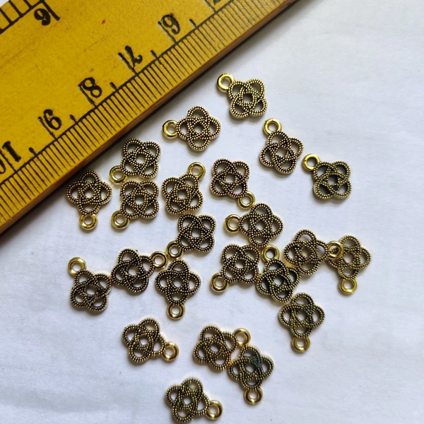 Four Ring Gold Charms