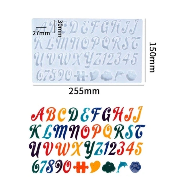 Cursive Alphabet With Holes
