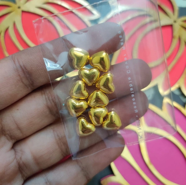 Heart Charms with holes - Small
