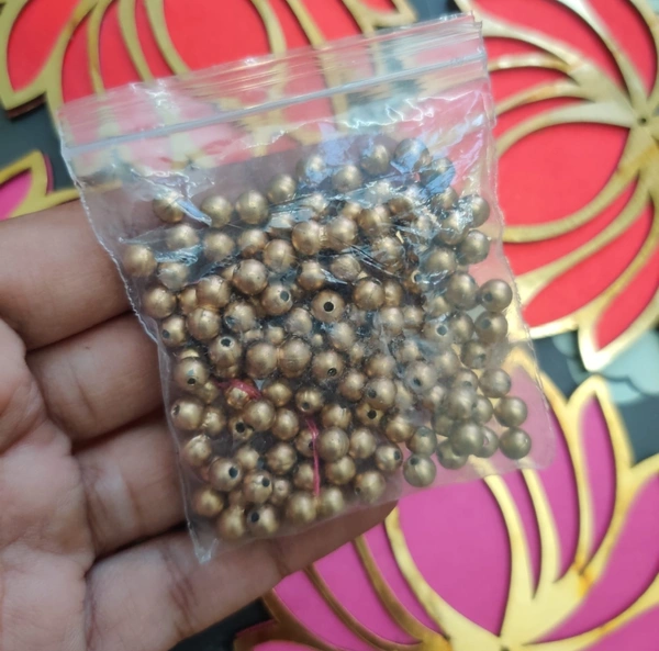 Antique gold beads pack