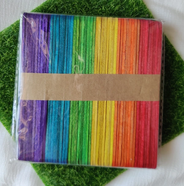 Ice Cream Sticks Colour  - 11*1 CM
