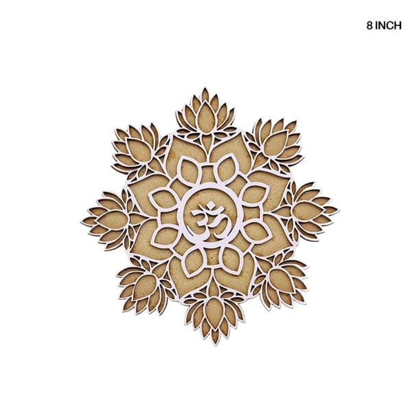 Rangoli Layered MDF - 8Inch