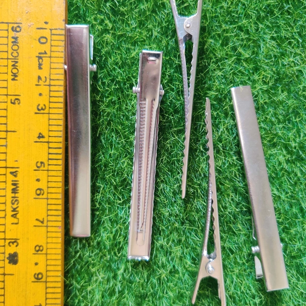 Alligator Clip - Silver - 7.7cm