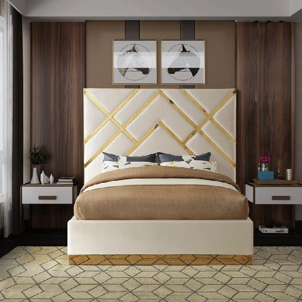 Ankitafurniture Victor Upholstery Double Bed 