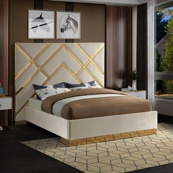 Ankitafurniture Victor Upholstery Double Bed 