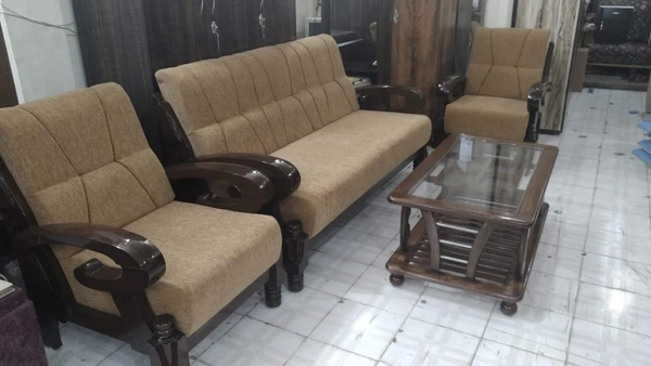 Ankitafurniture Hockey WoodenSofa 1003