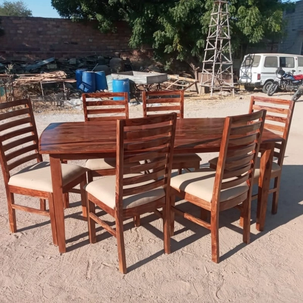 Ankitafurniture Teak Dining Table - natural