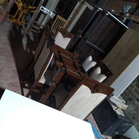 Ankita Furniture  Teak Wood Dining Table - brown