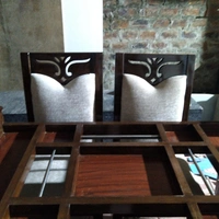 Ankita Furniture  Teak Wood Dining Table - brown