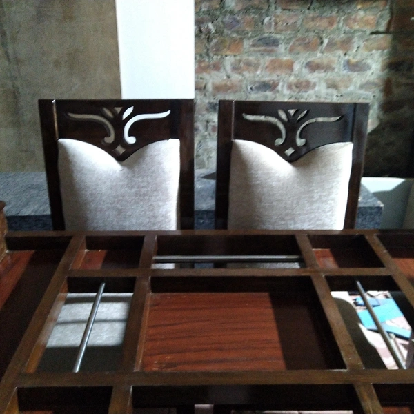 Ankita Furniture  Teak Wood Dining Table - brown