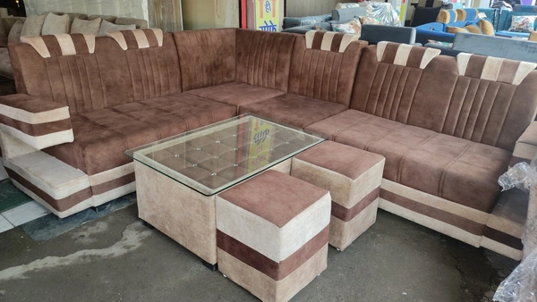 Ankita Furniture C Model Sofa Set Corner - 