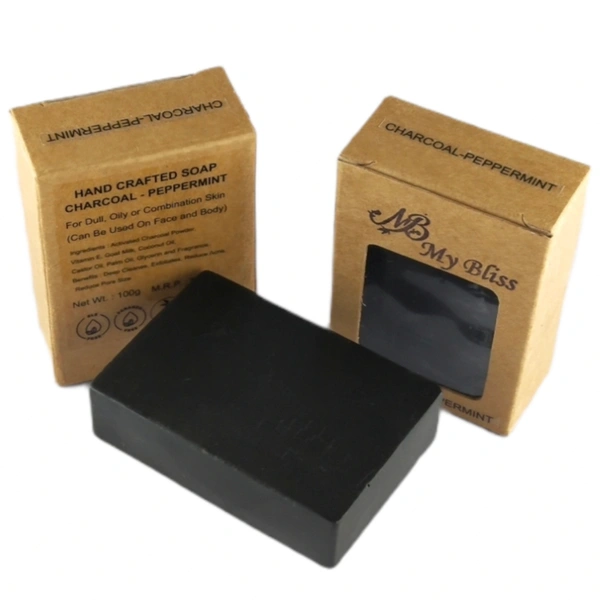 Charcoal Peppermint Soap - 100g - 