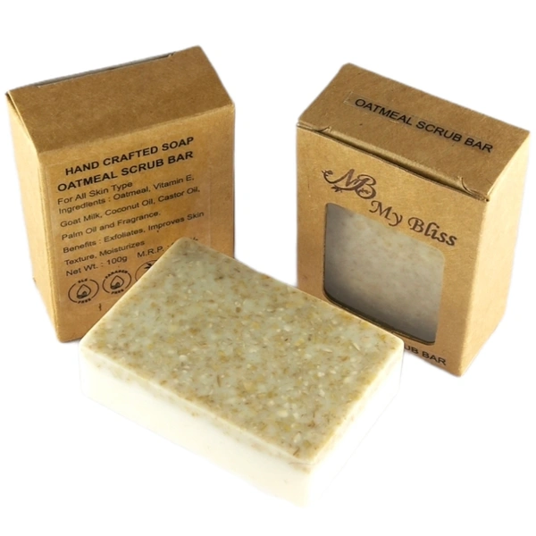 Oatmeal Scrub Bar Soap - 100g - 