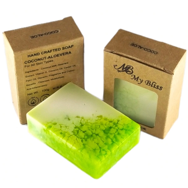 Coco-Aloe (Coconut-Aloevera) Soap - 100g - 