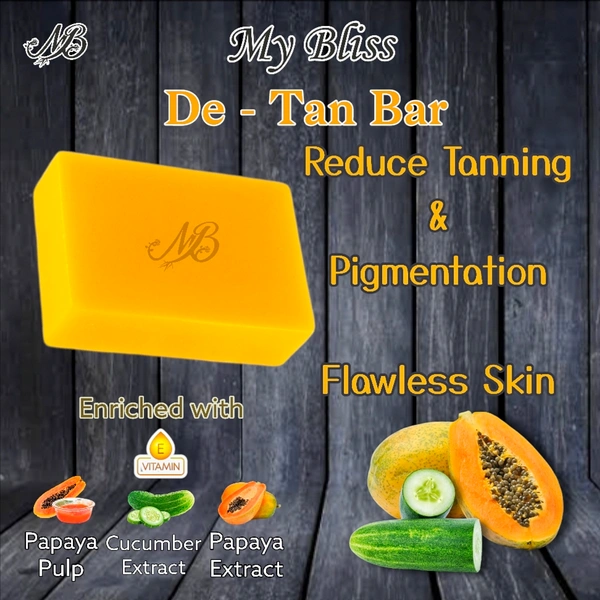 De Tan (Papaya-Cucumber) Soap - 100g - 