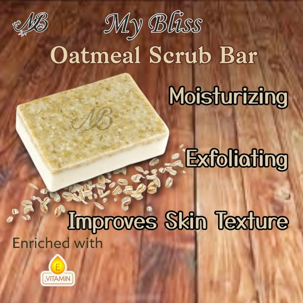 Oatmeal Scrub Bar Soap - 100g - 