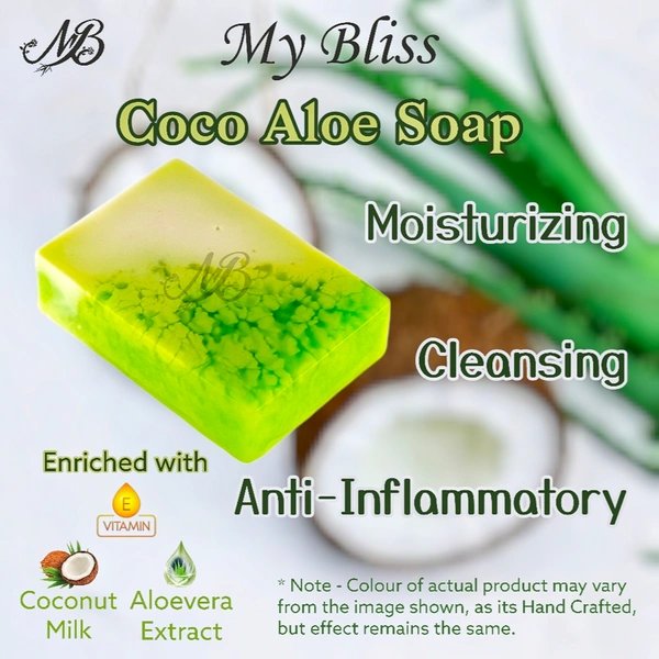 Coco-Aloe (Coconut-Aloevera) Soap - 100g - 
