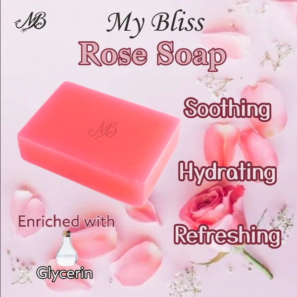 Rose Glycerin Soap - 100g - 