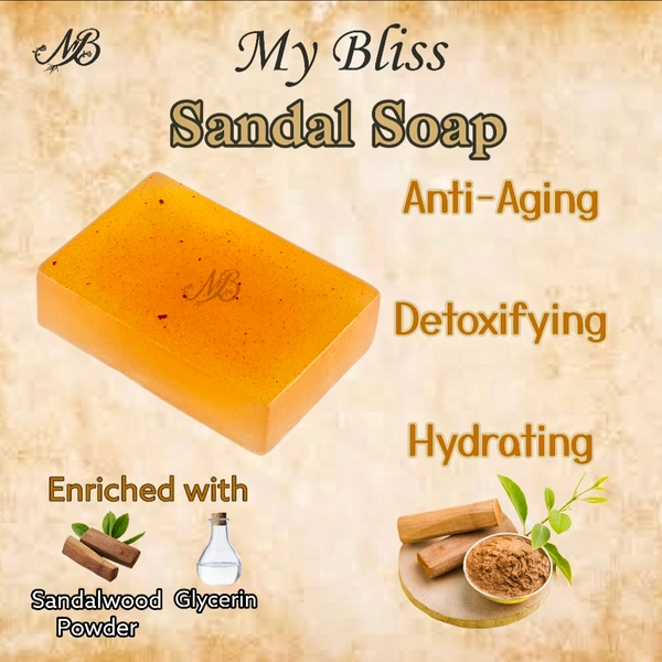 Sandal Glycerin Soap - 100g - 