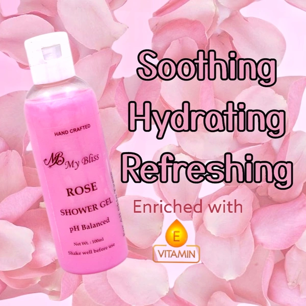 Rose Glycerin Shower Gel - 100ml