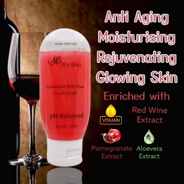 Red Wine Face Wash - 70ml