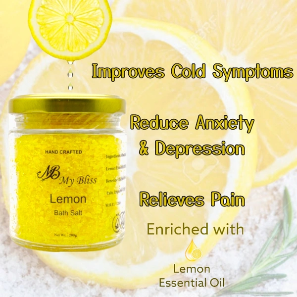 Lemon Bath Salt - 200g