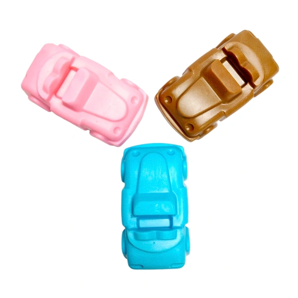 Set of 3 - 3D Sports Cars Cherry Blossom / Chocolate / Center Fresh Shea Butter Soaps