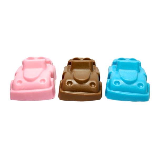 Set of 3 - 3D Sports Cars Cherry Blossom / Chocolate / Center Fresh Shea Butter Soaps