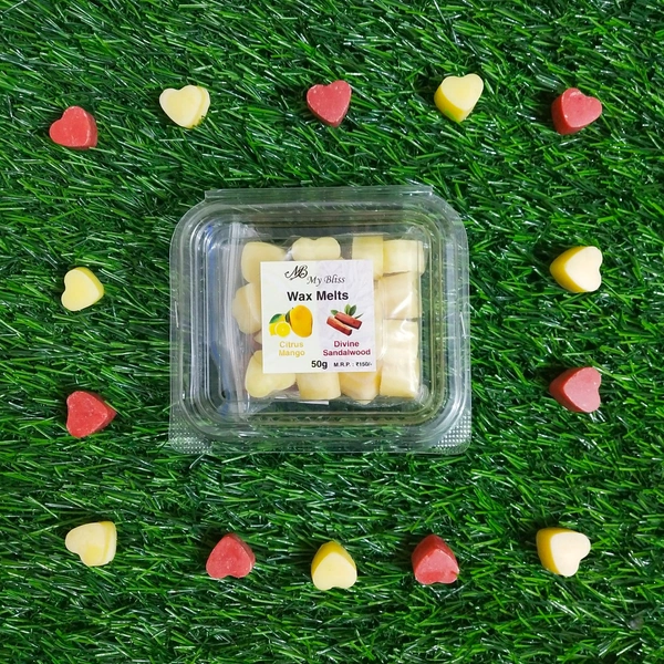 Wax Melts (Mango Citrus + Divine Sandal) 50gm