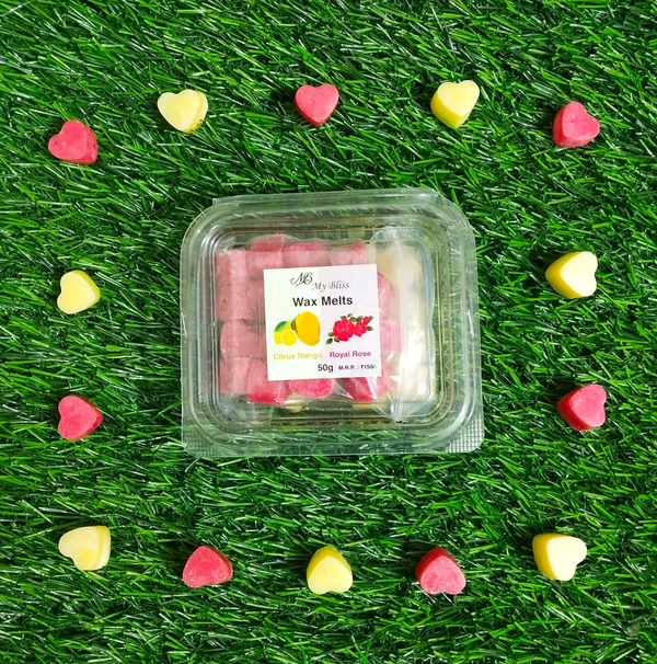 Wax Melts (Mango Citrus + Royal Rose) 50gm