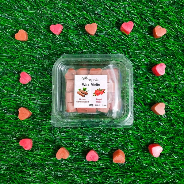 Wax Melts (Divine Sandal + Royal Rose) 50gm