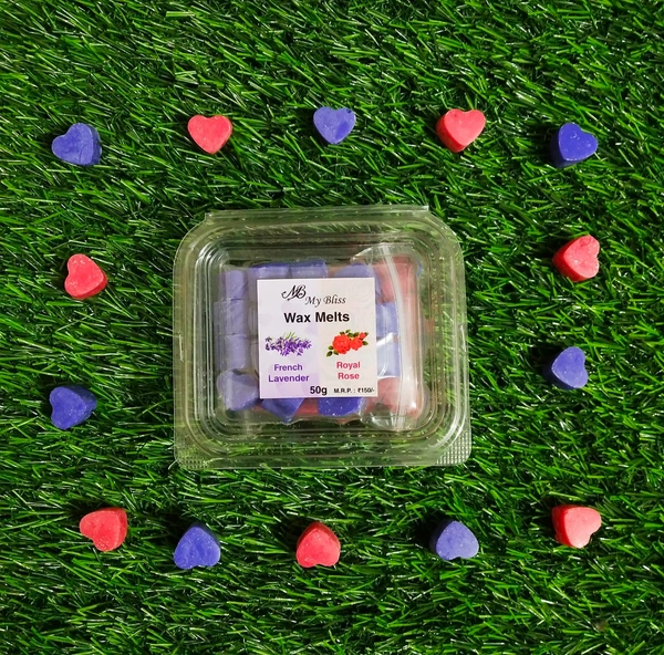 Wax Melts (French Lavender + Royal Rose) 50gm