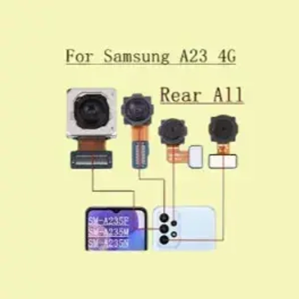 Samsung Galaxy A23 4G Back Camera Module Set – Original Quality | 4 Rear Cameras