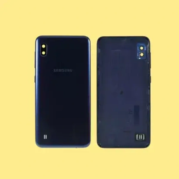 Samsung Galaxy A10 orignal back panel with camera glass- black - color-Black