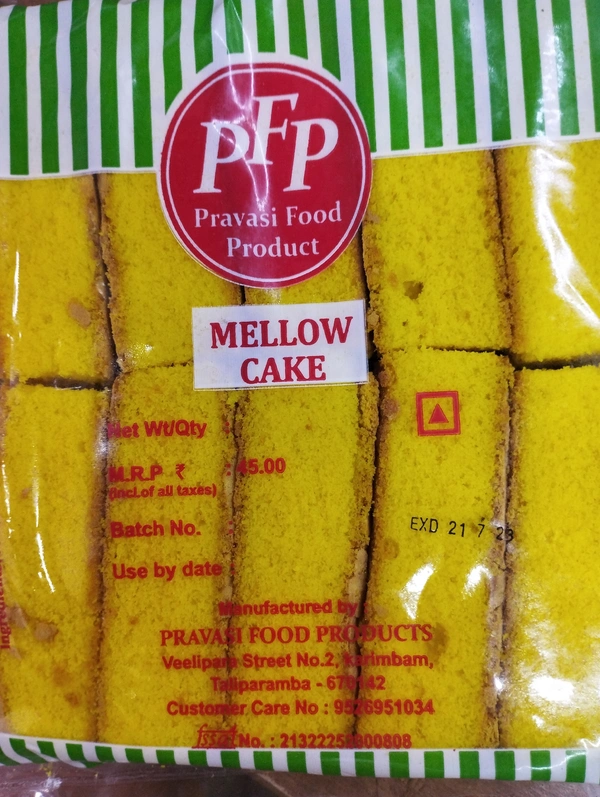Pravassi Food Mellow Cake 