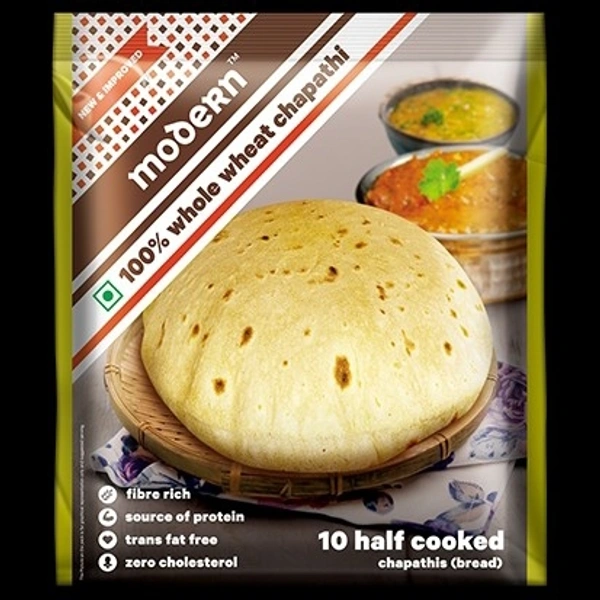 Modern Whole Wheat Chappathi 10+2 Free 