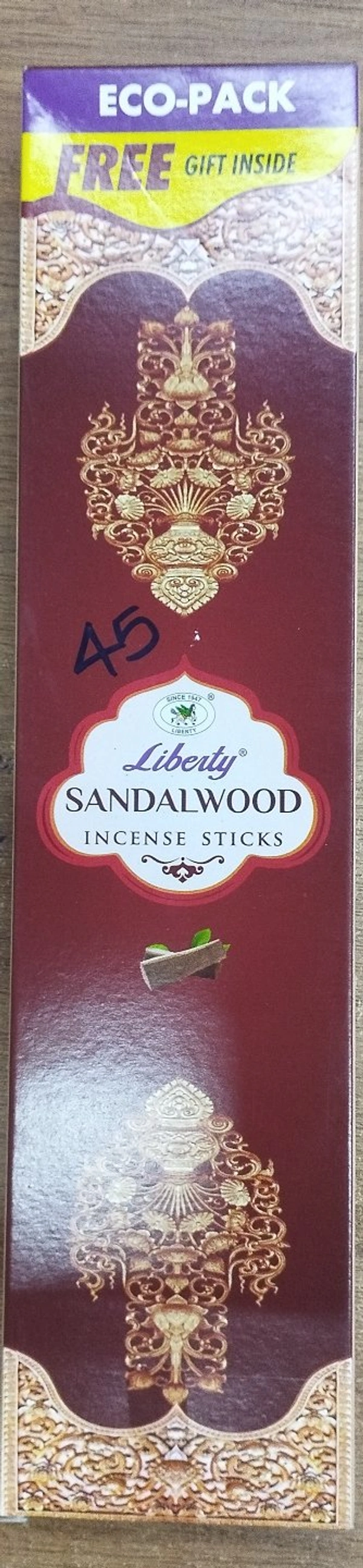 Liberty Sandalwood Incense Sticks 90g